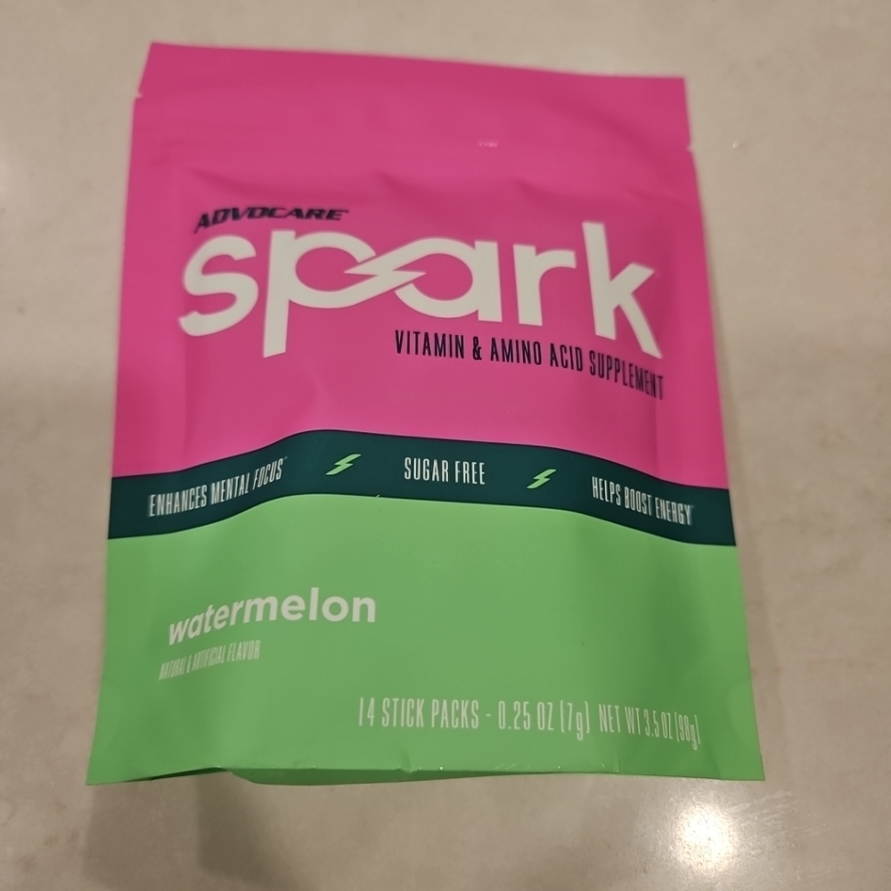 New Sealed Advocare Vitamin & Amino Spark Energy Drink WATERMELON 14  Sticks
